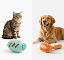 Cepillo y Bola para Mascotas Quita Pelusas